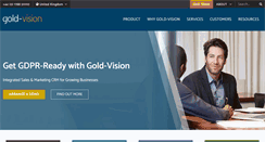Desktop Screenshot of gold-vision.com